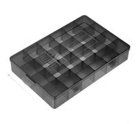 CYRENT Caja organizadora de piezas de plástico - Caja de almacenamiento modular para tornillos, terminales y componentes electrónicos (E)
