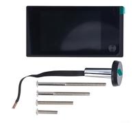 CYRENT Cámara de mirilla digital HD de 3,5 pulgadas, gran angular de 120 grados, timbre de video de seguridad, mini ojo electrónico inteligente