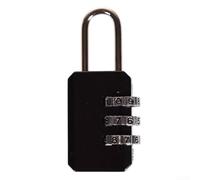 CYRENT Cerradura de combinación digital de 3 dígitos Aleación de zinc Caja fuerte portátil para gabinete Armario Cajón Seguridad en oficinas para escuelas hogares (negro)