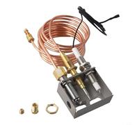 CYRENT Conjunto de quemador piloto de termopar para calentador de chimenea de gas natural y propano