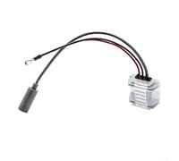CYRENT Convertidor elevador CC de 12 V, 24 V a 48 V, 3 A, mini adaptador de corriente IP67, aleación de aluminio, resistente al agua, fiable para sistemas solares Starlink Mini para vehículos al aire