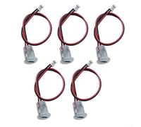 CYRENT Enchufe de carga hembra tipo C Conector USB de 2 pines, impermeable, a prueba de polvo, transmisión de datos rápida, fácil instalación, 5 unidades, dispositivo electrónico, compatible con