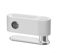 CYRENT Humidificador difusor de aroma USB con simulación de llama para uso en el hogar y la oficina, funcionamiento silencioso y liberación continua de fragancia con luz nocturna ambiental (blanco)