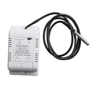 CYRENT Interruptor inteligente de temperatura y humedad con control de aplicación para ewelink para automatización y monitoreo del hogar en peceras, invernaderos y salas de almacenamiento (A)