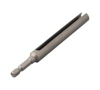 CYRENT Juego de extensión de destornillador de tuerca, vástago hexagonal de 1/4, llave de vaso de 120 mm con adaptador de broca ranurada (8 mm)