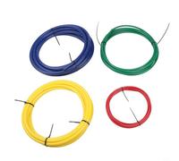 CYRENT Kit de doblador de tubos de cobre de plástico PE con tiras codificadas por colores para doblar tuberías precisas en proyectos de aire acondicionado y fontanería (4 piezas) 5 m