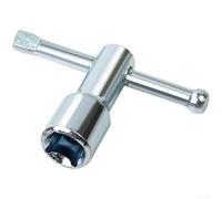 CYRENT Llave de gas de cabeza cuadrada de 10 mm para válvula de cilindro de acetileno, herramienta de hierro resistente, resistente a la corrosión, 7 cm