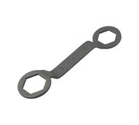 CYRENT Llave de rueda de doble cabeza de 39 mm y 41 mm, removedor de tuercas hexagonales para scooter GY6, herramienta de embrague de motocicleta de acero fuerte