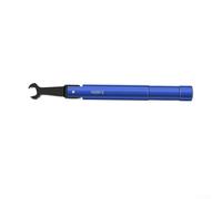 CYRENT Llave dinamométrica de cabeza RF con indicador de curva de 90 grados, extremo abierto de 8 mm, construcción de aleación, agarre ergonómico para aplicaciones de conector (E)