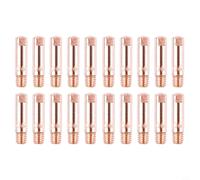 CYRENT MB15 15AK Puntas de contacto de soldadura 20pcs Set Superior Dureza Cobre M6 Boquillas Seleccionables Tamaños 0.6mm a 1.2mm Alta Temperatura Resistente para MIG Antorcha (0.6mm)