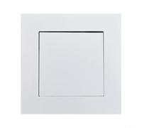 CYRENT Puerta de inspección con interruptor magnético, cubierta de aleación de aluminio galvanizado para techos, paredes, tuberías de drenaje, fácil acceso, bisagra de apertura de 135°, agujeros