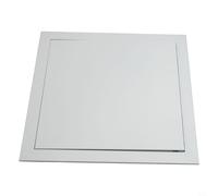 CYRENT Puerta de inspección con interruptor magnético, cubierta de aleación de aluminio galvanizado para techos, paredes, tuberías de drenaje, fácil acceso, bisagra de apertura de 135°, agujeros