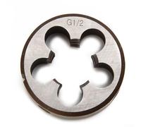 CYRENT Ronda muere fijada para las herramientas de acero del HSS de los hilos del tubo del BSP para diversos usos (G1/2-14)