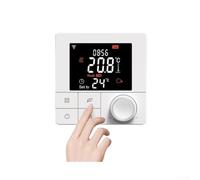 CYRENT Termostato WiFi R8W para sistemas de calefacción de agua con control de voz Alexa, gestión remota de aplicaciones, programación semanal y funciones avanzadas como bloqueo infantil (WiFi