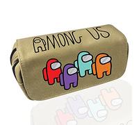 CYSJ Estuche Among Us Cartucheras Escolares para Niños, Estuche de Lápices Multifuncional 3D Impresión Bolsa de Lápiz Estuches Bolsa de Almacenamiento de Papelería de Gran Capacidad Adecuado