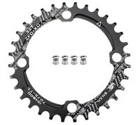 CYSKY 32T 34T 36T 38T Plato Estrecho Ancho 104 BCD Solo Plato con Bicicleta 9 10 11 Velocidad para Bicicleta de Carretera Bicicleta de montaña BMX MTB (32T)