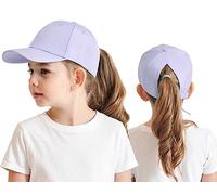 Cysocool Gorra de béisbol para niños de 3 a 8 años, visera de golf, protección UV, gorra de verano, gorra de tenis, gorra de sol, visera UPF 50+, morado, Talla única