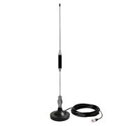 CYSSJF CB Antennas 28 Pulgadas portátil para Interiores y Exteriores CB Radios Resistentes Montaje magnético Radio móvil Coche 27MHZ para Presidente Midland Cobra Uniden (1 Juego Completo)