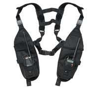 CYSSJF Funda De Walkie Talkie,Bolsa para Mochila Táctica para Meter Emisoras, Radio Arnés de Hombro, Dos vías Radios Walkie Talkie Bolsa Soporte de búsqueda Esencial de Rescate para Policía