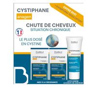 Cystiphane Anagen Anticaída 2 x 90 comprimidos + Champú de 100 ml gratis