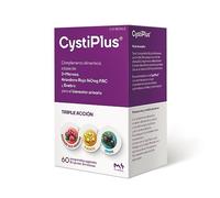 CYSTIPLUS- Complemento alimenticio | Ingredientes de origen Natural | A base de proantocianidinas | Fórmula triple acción | Enebro| Pac. D- manosa | Contribuye al bienestar urinario | (60)