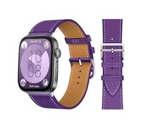 CYSUE Retro Loop For Huawei Watch Fit 3 Strap Italian cowhide Leather Bracelet Wristband Quick Replacement Belt Correa Watchbands For Huawei Fit 3 Fit 2 Watch band(Purple 20,Fit 3)