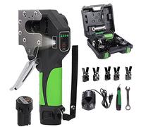 CYTBEK Kit de Herramientas de abocardado automático, Herramienta de abocardado de Tubo excéntrico de 45°, Herramienta de abocardado Simple HVAC de 1/4”-3/4” con Abrazaderas abocardadas y Herramienta