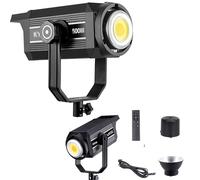CYTBEK Luz de Video LED de 500W-2800K-6800K BI-Color con CRI96+ y Bracket U, 500W Studio Lighting con Control Remoto para película/fotografía