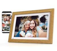 Cytem Marco de fotos digital de 10,1 pulgadas con WiFi y marco, mate, 32 GB de memoria, sensor de movimiento, extensión automática de imagen, marco electrónico IPS, pantalla táctil IPS, 1280 x 800