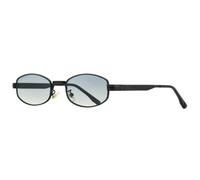 CYUCHENC Gafas de Sol Personalizadas con Montura Ovalada Metal Retro Alta Gama, Pequeña Y Anti-UV A La Moda-2