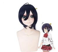 Cyuunibyou Demo Koiga Shitai Take On Me Takanashi Rikka Cosplay Peluca Amor, Chunibyo y otras ilusiones Cabello azul PL-139