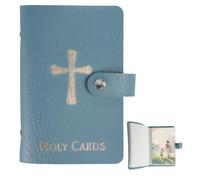 CYUXING Porta Oraciones Católico de Cuero, Estuche 40 Fundas