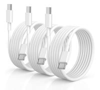 CyvenSmart Cable USB C carga Rapida iPhone17, 60W 3 paquete 1M ，blanco | Carga Rápida para iPhone17 PRO/16/15, 15 Pro Max/15 Pro/Plus, Compatible con MacBook, iPad, Samsung S24/S23