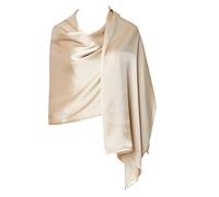 CYZLANN Bufandas de mujer 100% seda largas bufandas ligeras para mujeres, Khaki, talla única