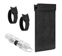 CZ Store Bridas Ajustables para Cables X50 | 20 CM | ✮GARANTÍA DE POR VIDA✮ - Correas de Nylon Resistentes con Hebilla de Plástico - Organizadores para Sujetar Cables de Ordenador, Herramientas
