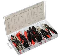 CZACA - Juego de pinzas y pinzas de cocodrilo eléctricas de 60 piezas por CTT (60 piezas surtidas de pinzas de cocodrilo)