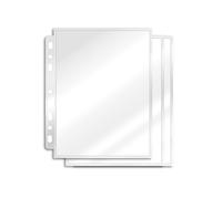 CZAKOMIX 40 Fundas Cartas, Utilizables por Las Dos Caras, Toploader, 80 Bolsillos en Total, Fundas Cartas Pokemon, 19,7 * 15,4cm, para Carpetas de 7 Anillas, para Postales, Fotos, Tarjetas de Fútbol