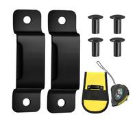 CZAYEFNH 2 Piezas Clip de Metal para Cinta métrica con 2 Agujeros, 4 Remache, Soporte para medidores de Cinta de Cuero Genuino y Bolsa de Destornillador para Trabajadores y Amantes del Bricolaje