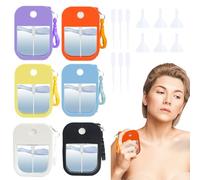 CZAYEFNH 6 Pcs Atomizador Perfume Recargable, 38ML Botellas de spray portátiles con embudo y gotero, Botella vacía de desinfección de manos con alcohol para viajes, para caminar, viajar y fiestas