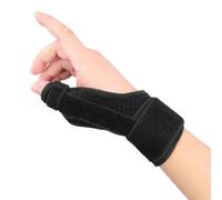 CZAYEFNH Muñequera Pulgar, Férula Transpirable Para el Pulgar Con 2 Férulas Metálicas, Inmovilizador del Pulgar Para el Túnel Carpiano, Artritis, Tendinitis y Esguinces