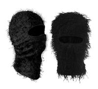 CZAYEFNH PasamontañAs, 2 Piezas Ski Mask a Prueba de Viento MáScara Facial Completa Sombreros de Invierno Difusos MáScara de Esquí CáLida para Hombres Mujeres Esquí Al Aire Libre Senderismo