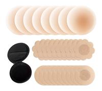 CZAYEFNH Pezoneras Reutilizables, 14 piezas Pezoneras Adhesivas Invisibles de Silicona, Cubierta de Pezón, Tapa de Pezones Silicona, para Sin Espalda, Corte Bajo, Vestido de Noche