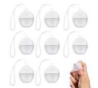 CZAYEFNHAtomizadores Botella de Spray de Viaje 8pcs (30ML), Frasco Vacío Atomizador Perfume Rellenable con cordón, Pulverizacion Plástico Perfume Transparente Reutilizable Botella de Spray de Perfume