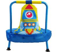 CZCPARY Trampolín infantil con barandilla de seguridad, trampolín interior y exterior, 6 meses a 2 años