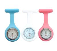 Czdtq 3 relojes de enfermera, broche digital, relojes médicos duraderos, diseño de control de infecciones para enfermeras, médicos, paramédicos (3 colores con etiqueta)