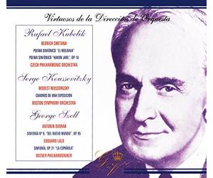 Czech Philarmonic Orchestra, Boston Symphony Orchestra, Wiener Philarmoniker - Rafael Kubelik, Serge Koussevitzky, George Szell (Grandes Virtuosos de la Dirección de Orquesta) Box 3 CD