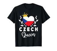 Czech Queen Czech Republic Flag Proud Czech Woman Camiseta