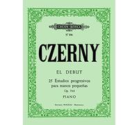 CZERNY - Op. 748 El Debut (25 Estudios para manos pequeñas) para Piano (Iberica)