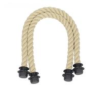 CZHJM 1 Par 45/70CM Reemplazo De Mango De Cuerda Beige/Negro para Obag Craft O Bag Asas Cortas/Largas Asas De Bolsa De Cuerda Asa De Cuerda para Fabricación De Bolsas
