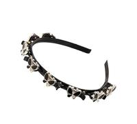 Czhotg Diadema de mariposa negra con clips, diadema trenzada de doble flequillo, trenzada, peinado, accesorios para el cabello para mujeres y niñas, accesorios para el cabello, diademas de moda para